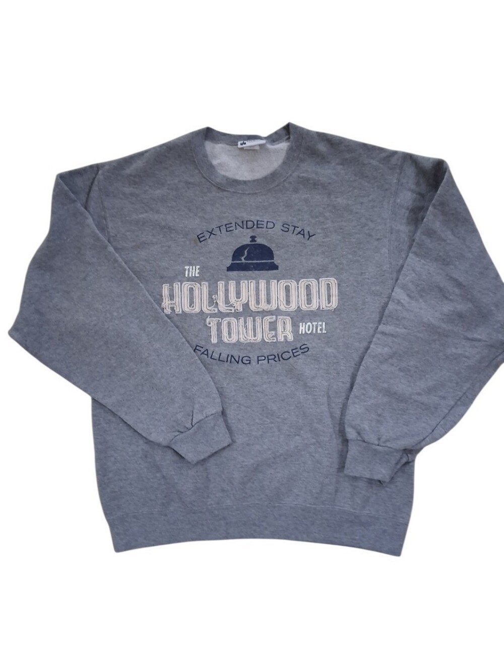 Gray Hollywood Tower Hotel Sweatshirt Size Medium EUC